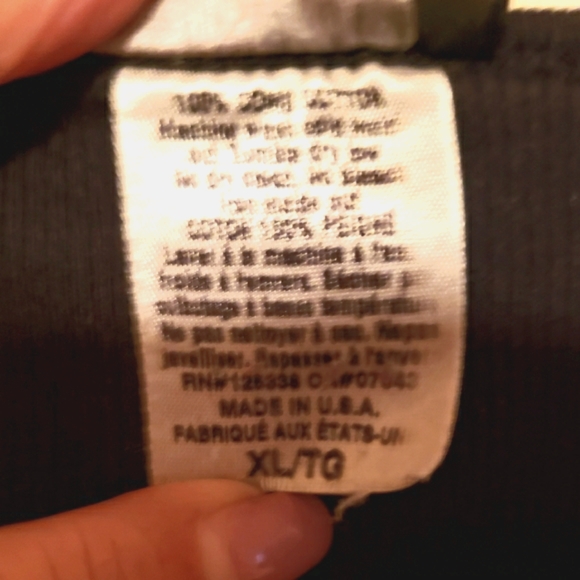 Freedom Long Sleeve Embellishments Silver Art Design Size XL Fits like a M/L - Picture 8 of 8